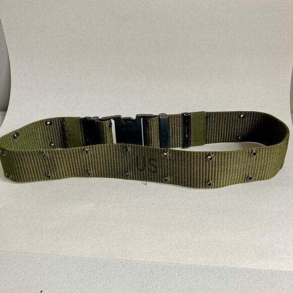 US Army Individual Equipment Pistol Belt LC-2 Green Size Medium OD Green - Picture 5 of 7
